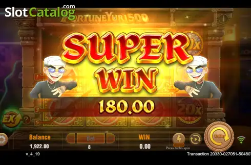 Οθόνη4. Fortune Yuri 500 Κουλοχέρης