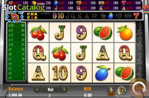Οθόνη2. Fruit Cha Cha Cha (TaDa Gaming) Κουλοχέρης 