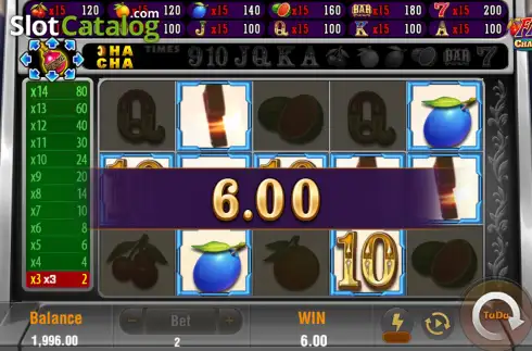 Οθόνη3. Fruit Cha Cha Cha (TaDa Gaming) Κουλοχέρης 