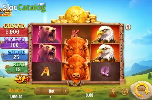Οθόνη2. Bison Fortune Coins Κουλοχέρης