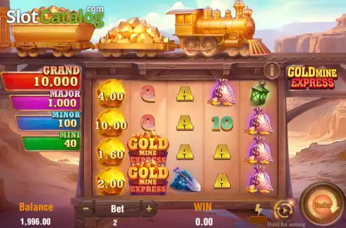 Οθόνη2. Gold Mine Express Κουλοχέρης