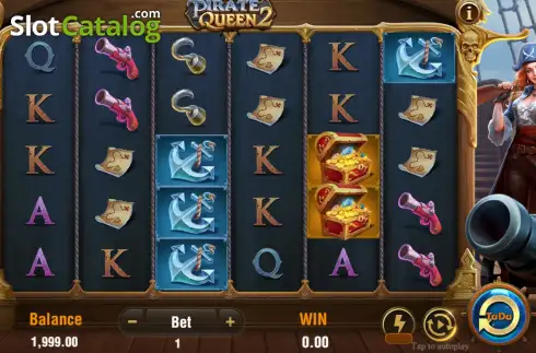 Οθόνη2. Pirate Queen 2 (TaDa Gaming) Κουλοχέρης