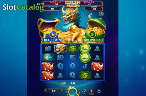 Οθόνη2. Qilin Treasures Κουλοχέρης