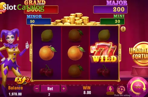 Οθόνη3. Joker Coins Unlimited Fortune Κουλοχέρης
