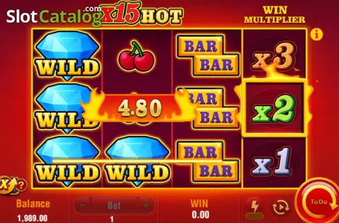 Οθόνη3. X15 HOT Κουλοχέρης