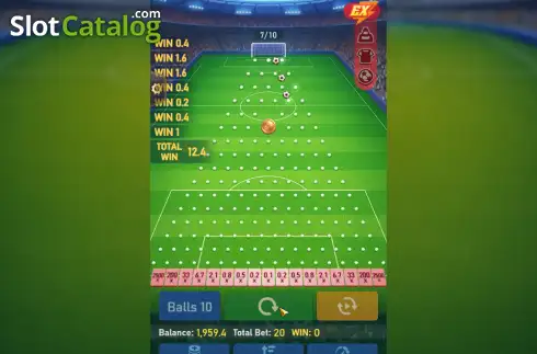 Οθόνη2. Plinko Football (TaDa Gaming) Κουλοχέρης