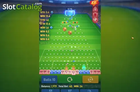 Οθόνη3. Plinko Football (TaDa Gaming) Κουλοχέρης