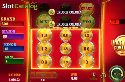 Οθόνη5. Clover Coins 4x4 Unlimited Fortune Κουλοχέρης