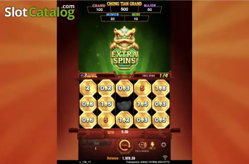 Οθόνη3. 3 Lucky Chong Tian Pao Κουλοχέρης