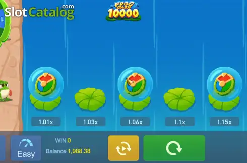Οθόνη2. Frog Dash 10000 Κουλοχέρης