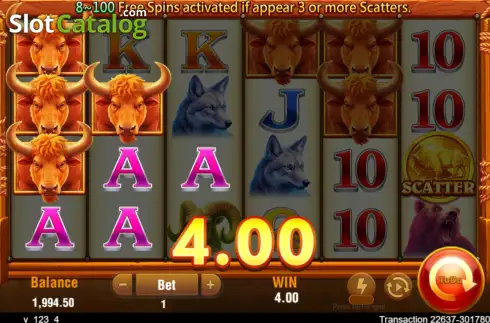 Οθόνη3. Charge Bison Κουλοχέρης