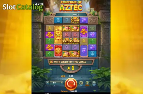Οθόνη2. Fortune of Aztec (TaDa Gaming) Κουλοχέρης