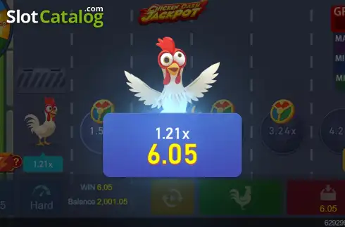 Οθόνη3. Chicken Dash Jackpot Κουλοχέρης