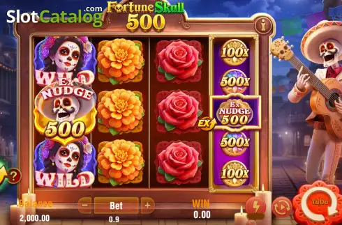 Οθόνη2. Fortune Skull 500 Κουλοχέρης 