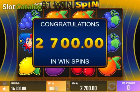 Οθόνη5. Win Spin 81 Κουλοχέρης