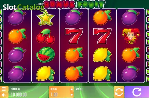 Οθόνη2. Bonus Fruit Κουλοχέρης