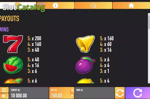 Οθόνη4. Bonus Fruit Κουλοχέρης