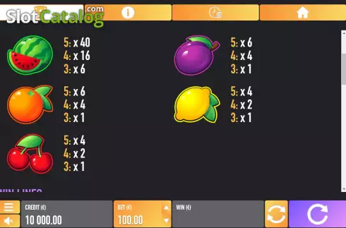 Οθόνη5. Bonus Fruit Κουλοχέρης