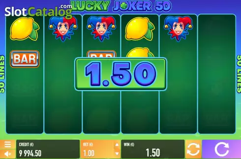 Οθόνη3. Lucky Joker 50 Κουλοχέρης
