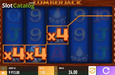 Οθόνη5. Lumberjack Κουλοχέρης