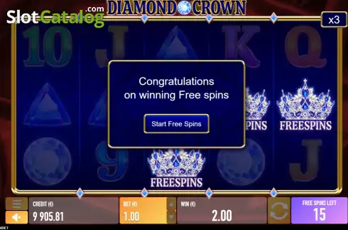 Οθόνη5. Diamond Crown Κουλοχέρης