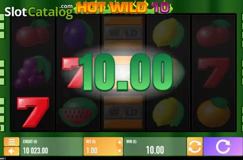 Οθόνη4. Hot Wild 10 Κουλοχέρης