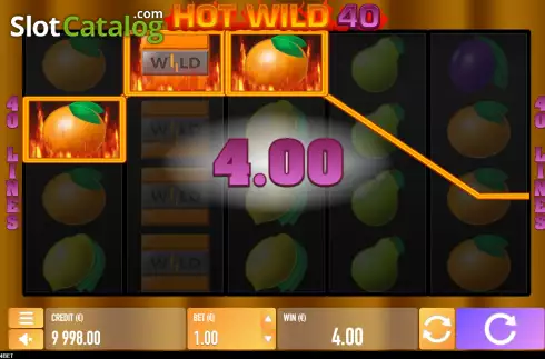 Οθόνη4. Hot Wild 40 Κουλοχέρης