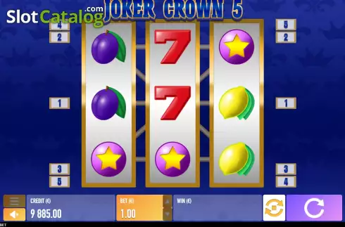Οθόνη5. Joker Crown 5 Κουλοχέρης 