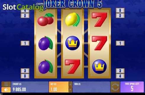 Οθόνη7. Joker Crown 5 Κουλοχέρης 