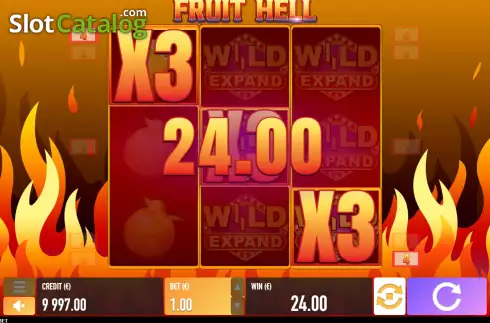 Οθόνη5. Fruit Hell Κουλοχέρης 