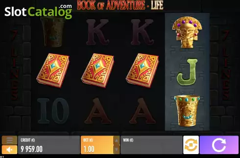 Οθόνη5. Book of Adventure Life Κουλοχέρης