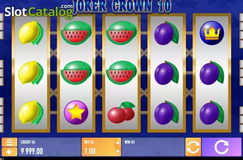 Οθόνη2. Joker Crown 10 Κουλοχέρης
