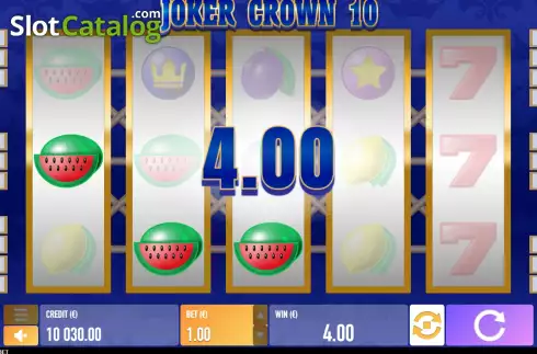 Οθόνη3. Joker Crown 10 Κουλοχέρης