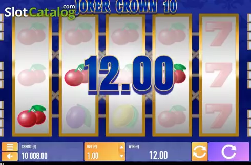 Οθόνη4. Joker Crown 10 Κουλοχέρης