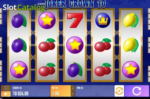 Οθόνη7. Joker Crown 10 Κουλοχέρης