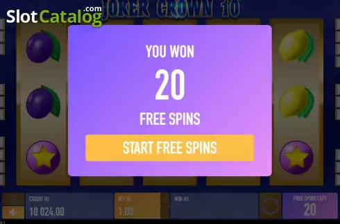 Οθόνη8. Joker Crown 10 Κουλοχέρης