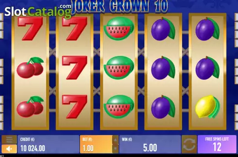 Οθόνη9. Joker Crown 10 Κουλοχέρης