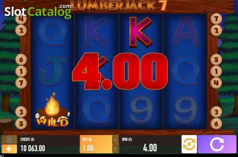 Οθόνη4. Lumberjack 7 Κουλοχέρης 