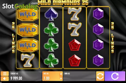 Οθόνη2. Wild Diamonds 25 Κουλοχέρης