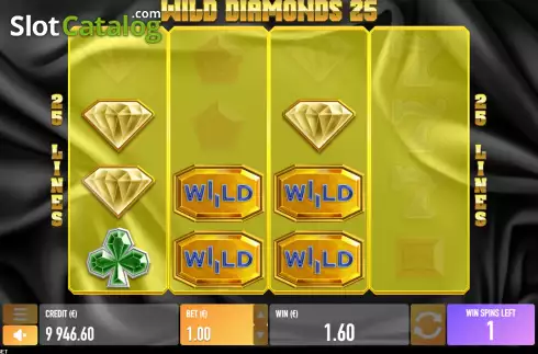 Οθόνη6. Wild Diamonds 25 Κουλοχέρης
