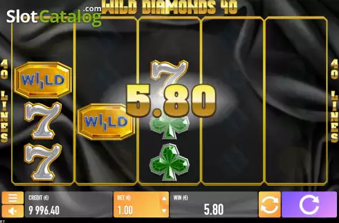 Οθόνη4. Wild Diamonds 40 Κουλοχέρης