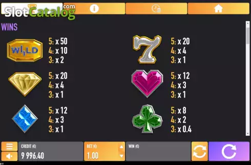 Οθόνη9. Wild Diamonds 40 Κουλοχέρης