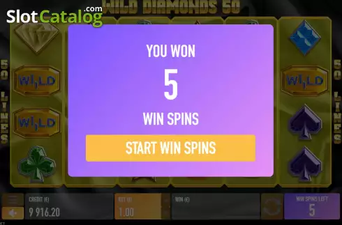 Οθόνη6. Wild Diamonds 50 Κουλοχέρης