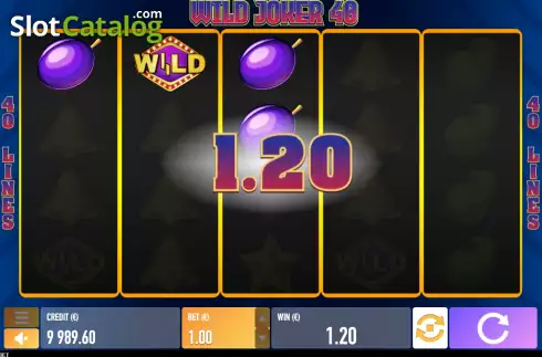 Οθόνη3. Wild Joker 40 Κουλοχέρης