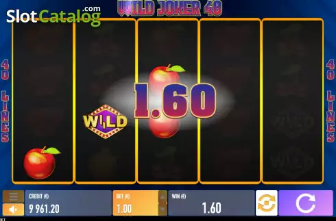 Οθόνη4. Wild Joker 40 Κουλοχέρης