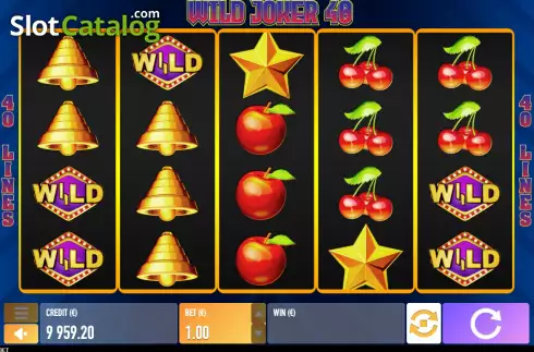Οθόνη5. Wild Joker 40 Κουλοχέρης