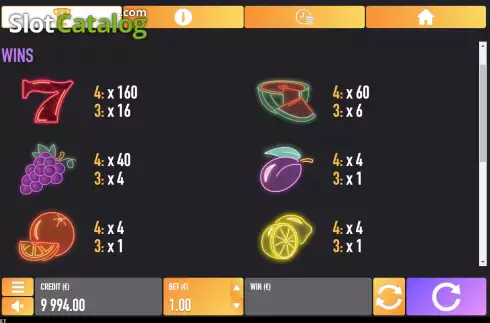 Οθόνη5. 81 Space Fruits Κουλοχέρης