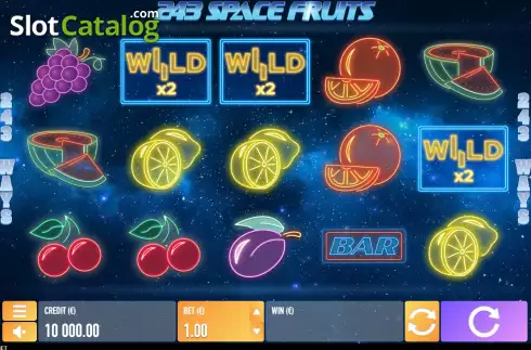Οθόνη2. 243 Space Fruits Κουλοχέρης
