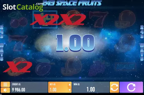 Οθόνη3. 243 Space Fruits Κουλοχέρης