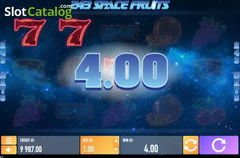 Οθόνη4. 243 Space Fruits Κουλοχέρης